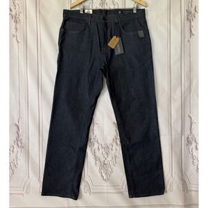 Roark HWY 128 Straight Fit Denim Jeans RAW Denim Medium Rise Men's Sz 36x32 $95